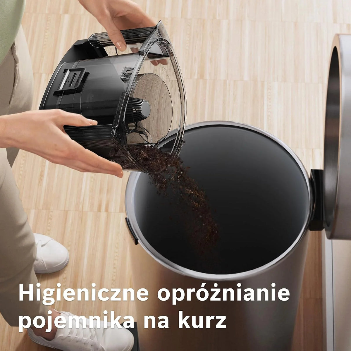 Bosch Serie 4 ProHygienic Odkurzacz 550 W, BGC21HYG1, biało-turkusowy