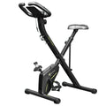 Bicicleta estática plegable Tretmann Home con resistencia magnética de 16 niveles, asiento acolchado y capacidad de carga de 150 kg