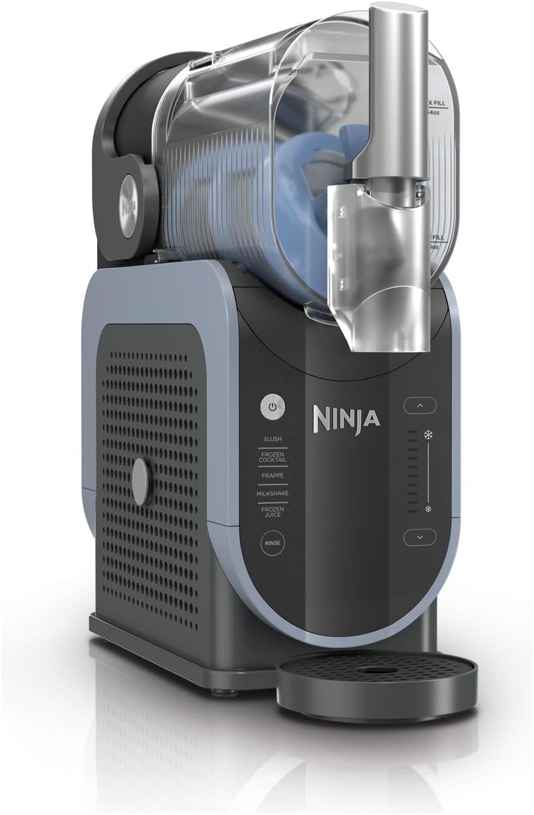 Ninja SLUSHi Máquina para bebidas congeladas, para granizados, cócteles congelados, frappés, batidos y zumos congelados, sin necesidad de hielo ni preparación, tecnología WhisperChill, 1,9 l