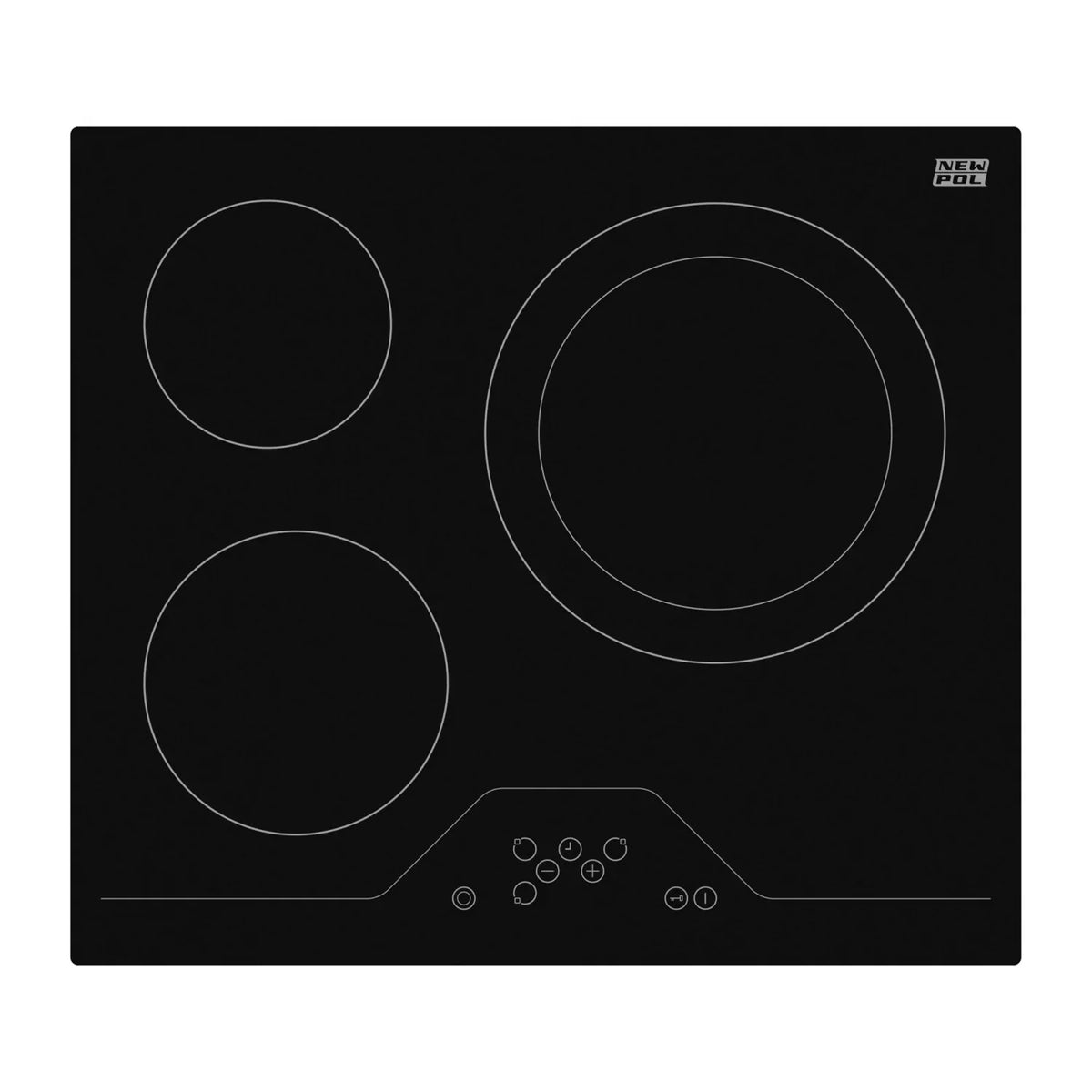 Conjunto de horno y placa vitrocerámica Newpol A NVH3Z8P