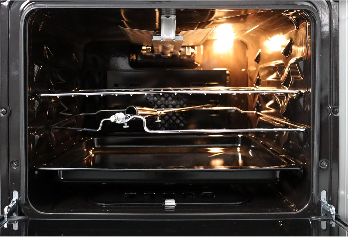 Cocina a gas Gasline SHGG6060FGIX de acero inoxidable de 60 cm con horno a gas, termostato y convección