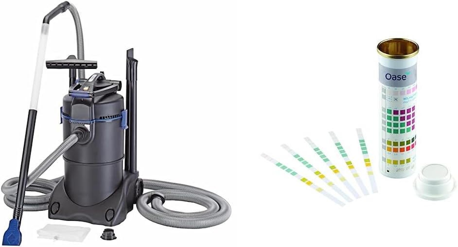 Oase 37102 PondoVac 3, 1600 W, 4000 l/h - Aspirador de lodos para estanques, aspirador para piscinas para una limpieza rápida del fondo, tratamiento de agua, para todo tipo de estanques y uso doméstico