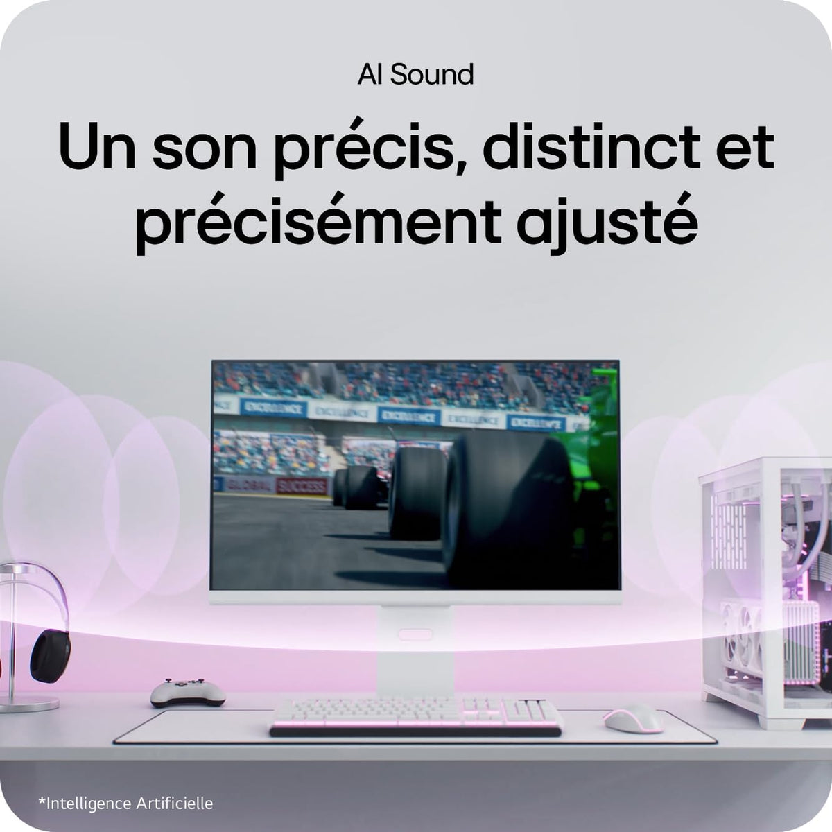 LG Ultragear™ 32G810SA-W Monitor Gaming de 32" - Panel IPS con resolución UHD (3840x2160), 1ms 144Hz, DisplayHDR™ 400, DCI-P3 95% (CIE1976), FreeSync Premium, Compatible con G-Sync
