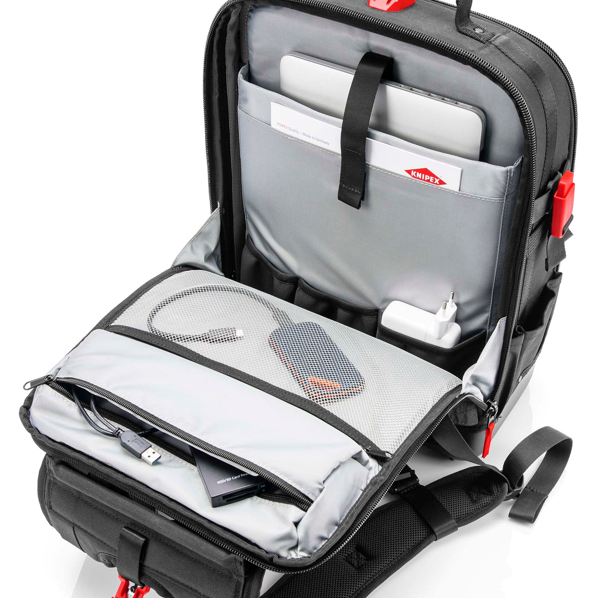 Mochila para herramientas Modular X18 18 l vacía 00 21 50 LE con compartimento para portátil 58 opciones de inserción 530 x 340 x 210 mm