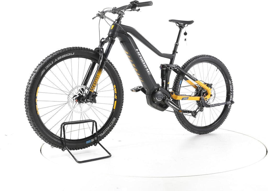 HAIBIKE E-Bike Alltrail 6 E-Bike de doble suspensión para hombre y mujer, bicicleta eléctrica de 29 pulgadas, Yamaha 70 Nm 630 Wh, 12 velocidades, horquilla de suspensión RockShox, freno de disco hidráulico, 167-175 cm, negro (reacondicionada)