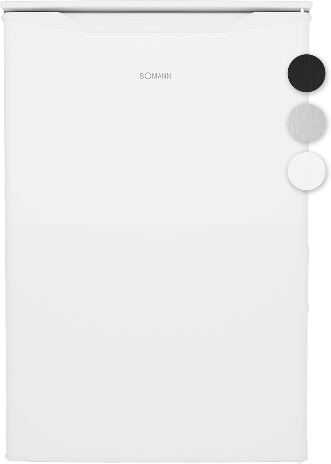 Congelador Bomann® 87 L | Congelador pequeño con rango de temperatura ≤ -18 °C | 3 cajones | Congelador con bisagra de puerta reversible | Congelador pequeño GS 7253 blanco