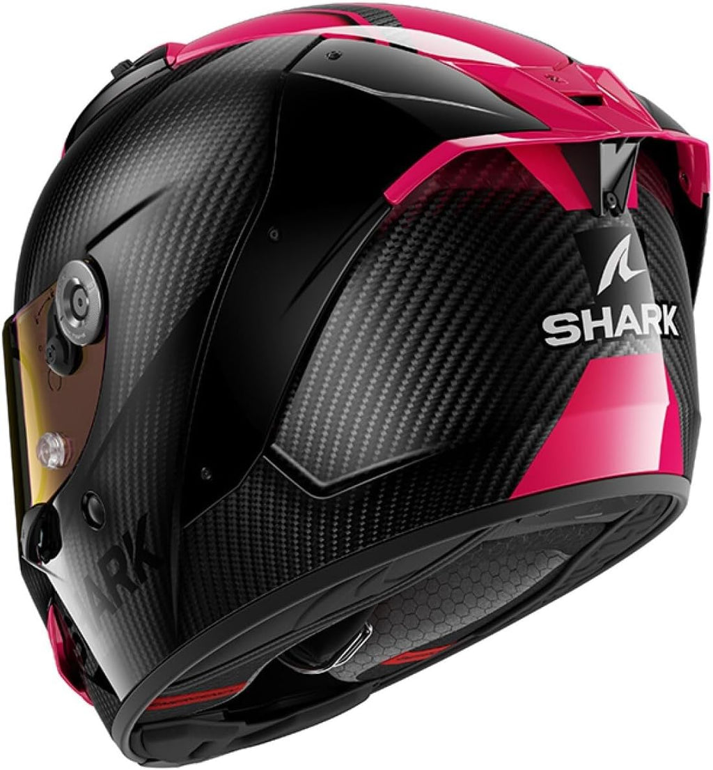 Shark, Casco Moto Integral AERON CARBON SKIN Violeta Azul DVB