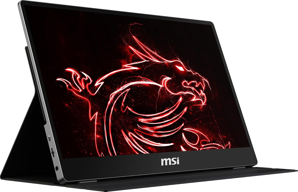 Monitor portátil MSI Optix MAG162V de 15,6" FHD - Panel IPS, 1920x1080, 60Hz, Contraste 1000:1, HDMI 1.4b, USB Tipo-C - Gris
