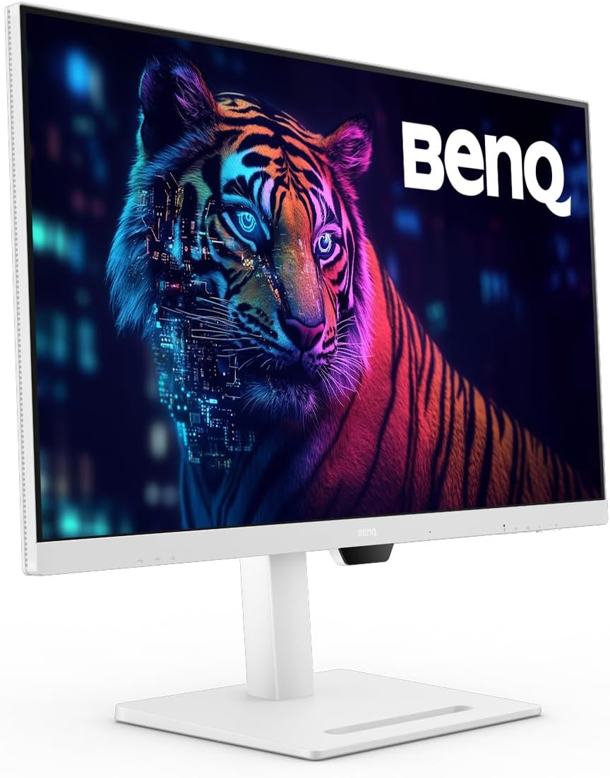 Monitor BenQ GW3290QT (32 pulgadas, QHD, IPS, cargador USB-C, DP/HDMI, diseño ergonómico, micrófono con reducción de ruido) compatible con MacBook