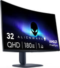 Monitor Gaming Alienware 32 - AW3225DM, QHD (2560x1440), Curvo 1500R, 180Hz, VA, 1ms, AMD FreeSync, VESA AdaptiveSync, 95% DCI-P3, HDR400, DisplayPort, 2 HDMI, 3 USB, 3 años de garantía