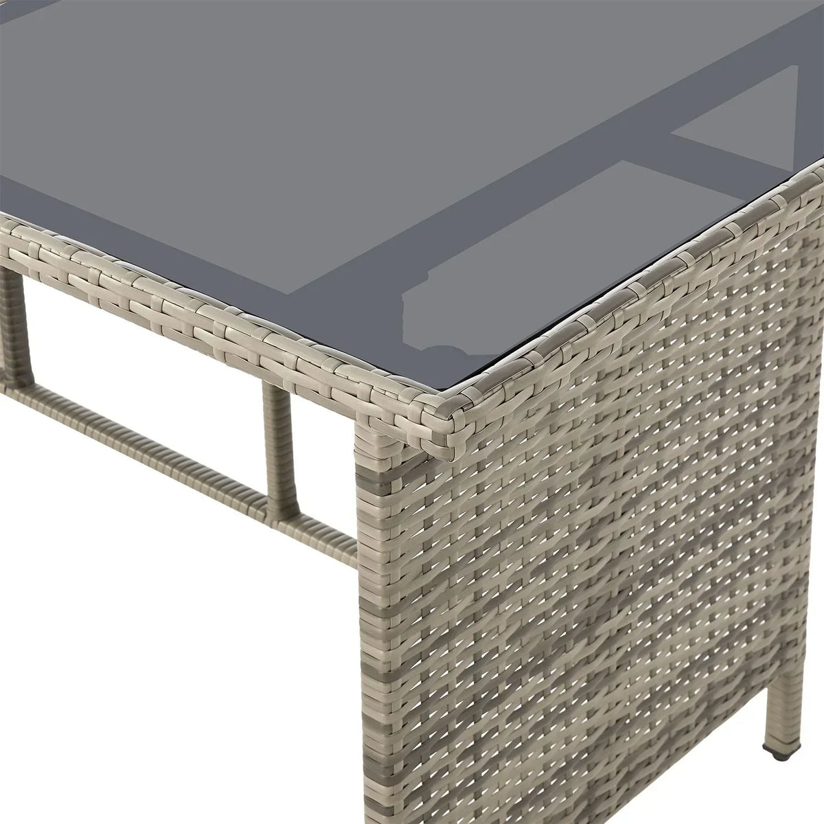 Conjunto de salón de poliratán Turín 2025