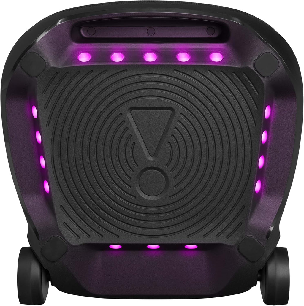 JBL Partybox Stage 120 en negro: altavoz Bluetooth portátil con sonido JBL Pro, espectáculo de luces, refuerzo de sonido con IA y asa telescópica: 12 h de autonomía