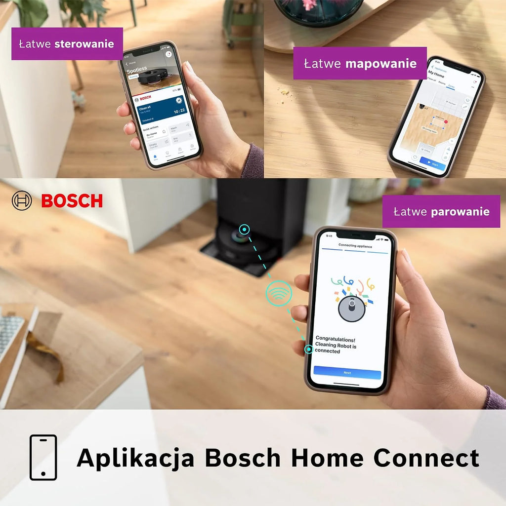Bosch Spotless Max Robot sprzątający, BCRDW3B, czarny