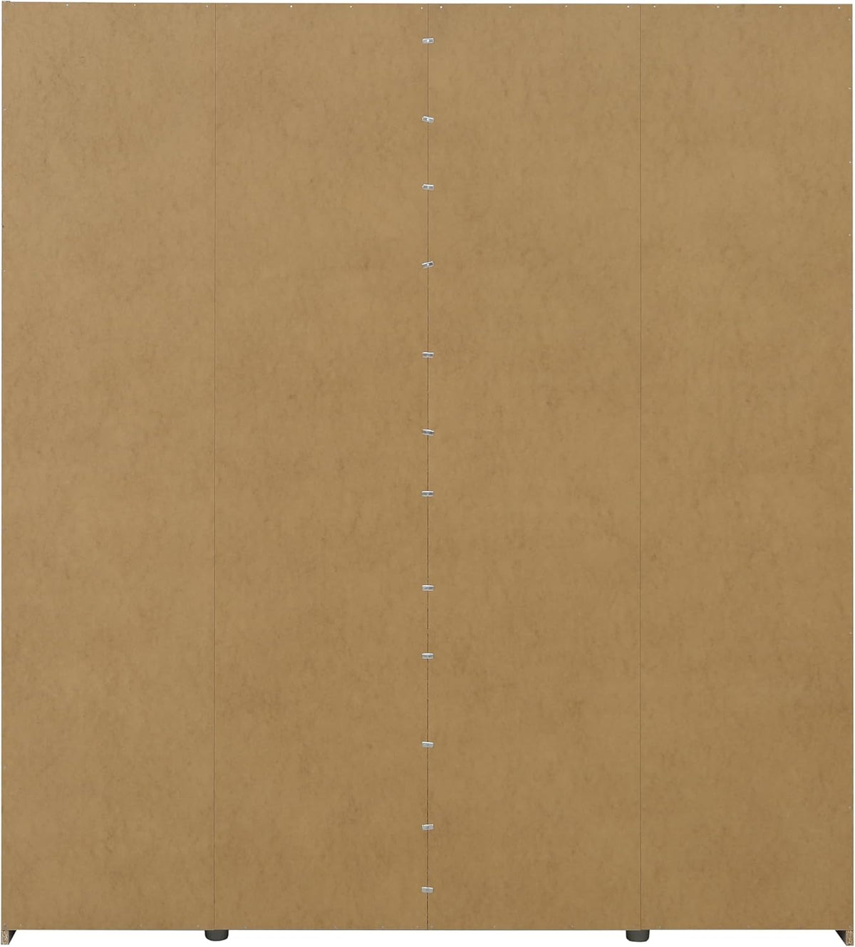 Armario Forte KAIKAIS 170, moderno armario de puertas correderas, 2 puertas, espejo, dormitorio, aglomerado de madera, blanco alto brillo, 170,3 cm de ancho x 190,5 cm de alto x 61,2 cm de profundidad
