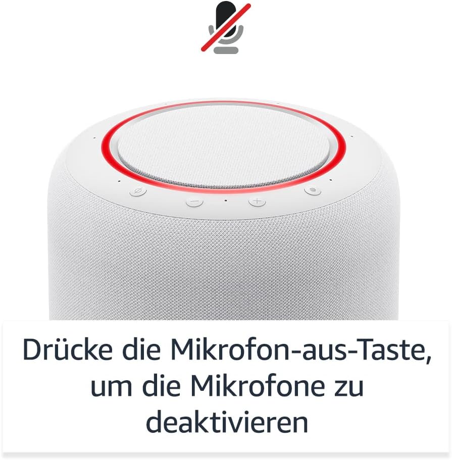 Echo Studio (última generación) | El mejor sonido que nuestros altavoces inteligentes Wi-Fi y Bluetooth han ofrecido jamás: con Dolby Atmos, audio 3D, controlador de hogar digital integrado y Alexa | Blanco