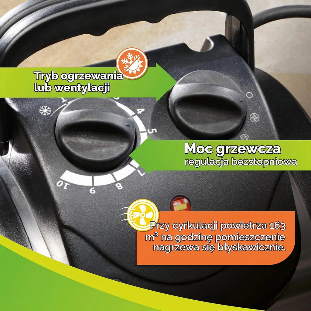 Bio Green Palma Grzejnik elektryczny, 2000 W, Wielokolorowy