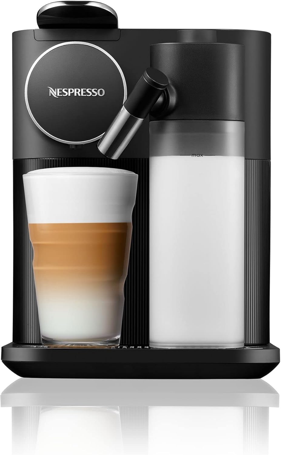 Nespresso De'Longhi EN640.W Gran Lattissima Cafetera de cápsulas con sistema automático de leche, 19 bares de presión, 1400 W, Blanco