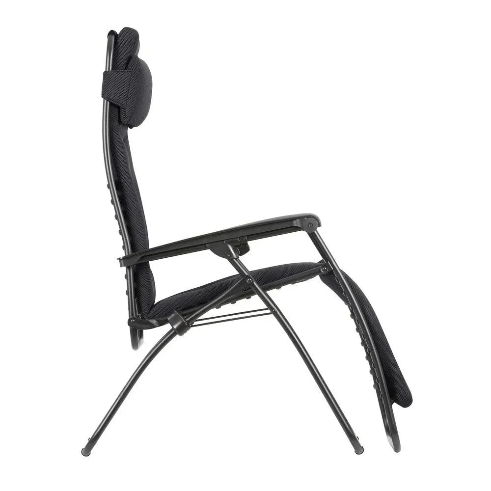Lafuma MOBILIER Tumbona Relax RSX Clip AirComfort gravedad cero plegable negro 163 x 67 x 115 cm