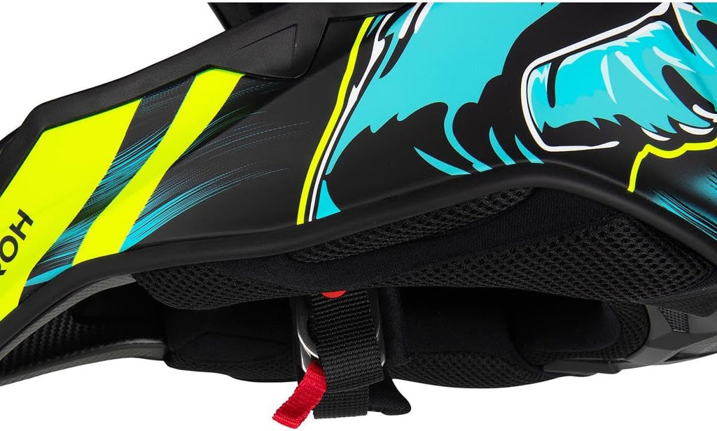 Casco de motocross AIROH Wraaap multicolor WRC31