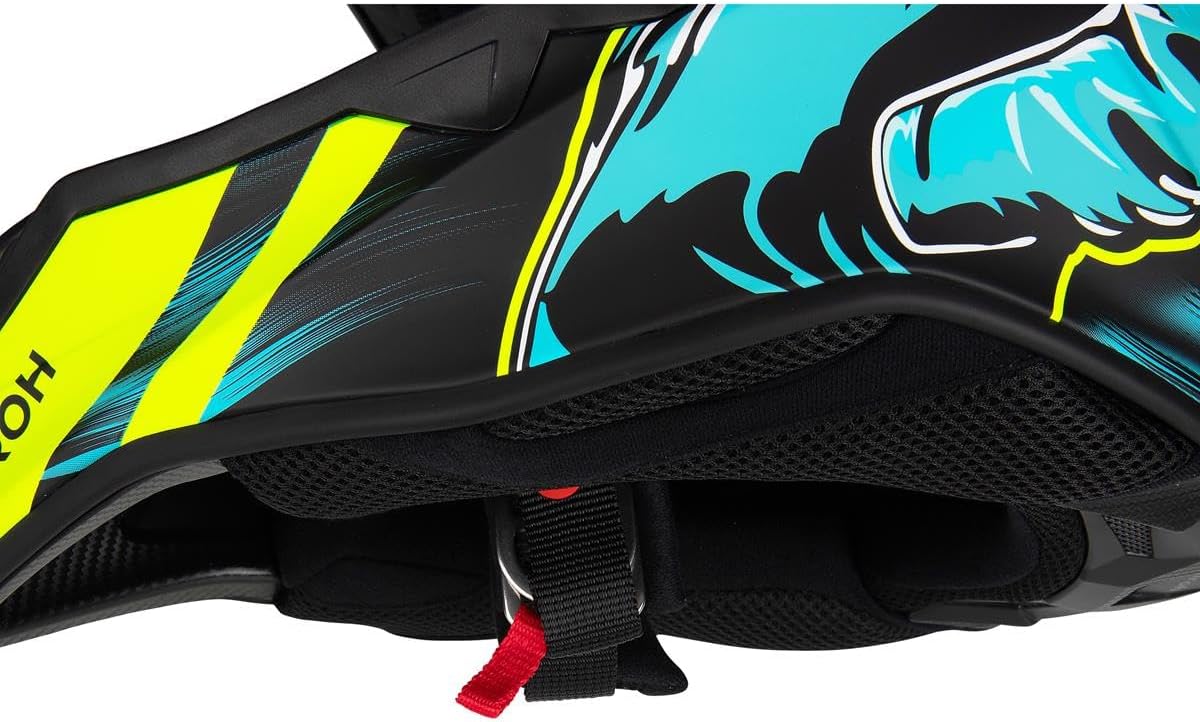 Casco de motocross AIROH Wraaap multicolor WRC31