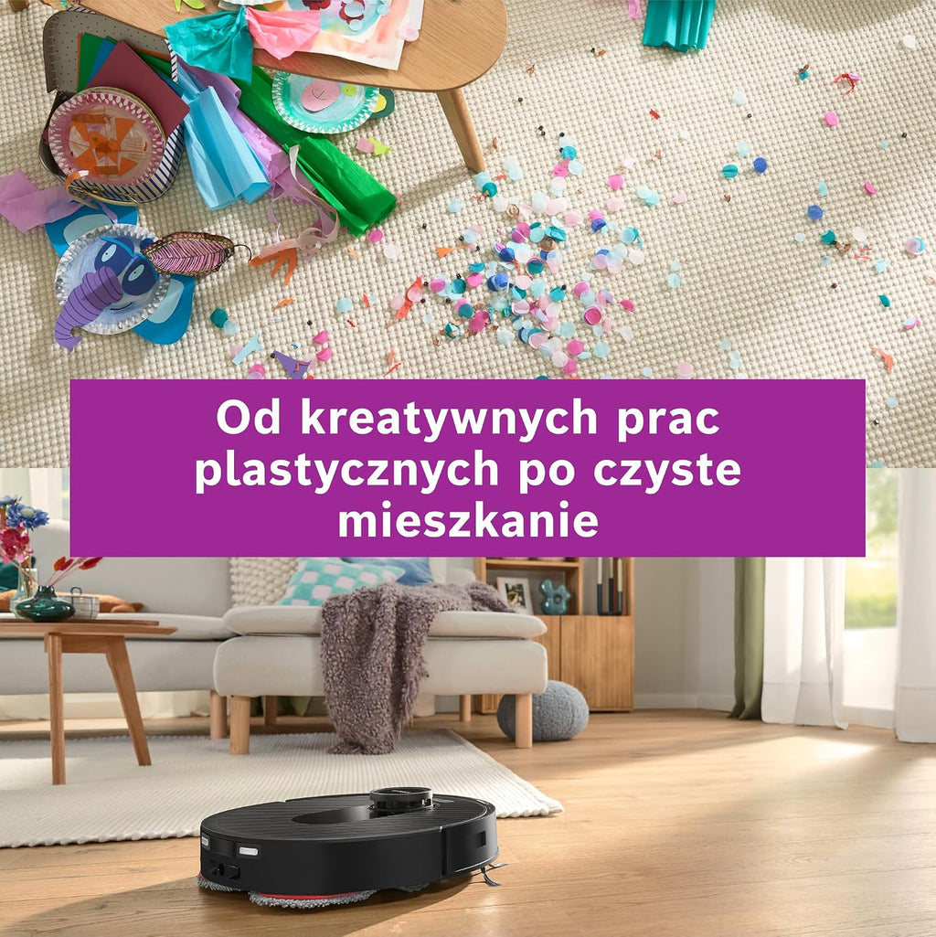 Bosch Spotless Max Robot sprzątający, BCRDW3B, czarny