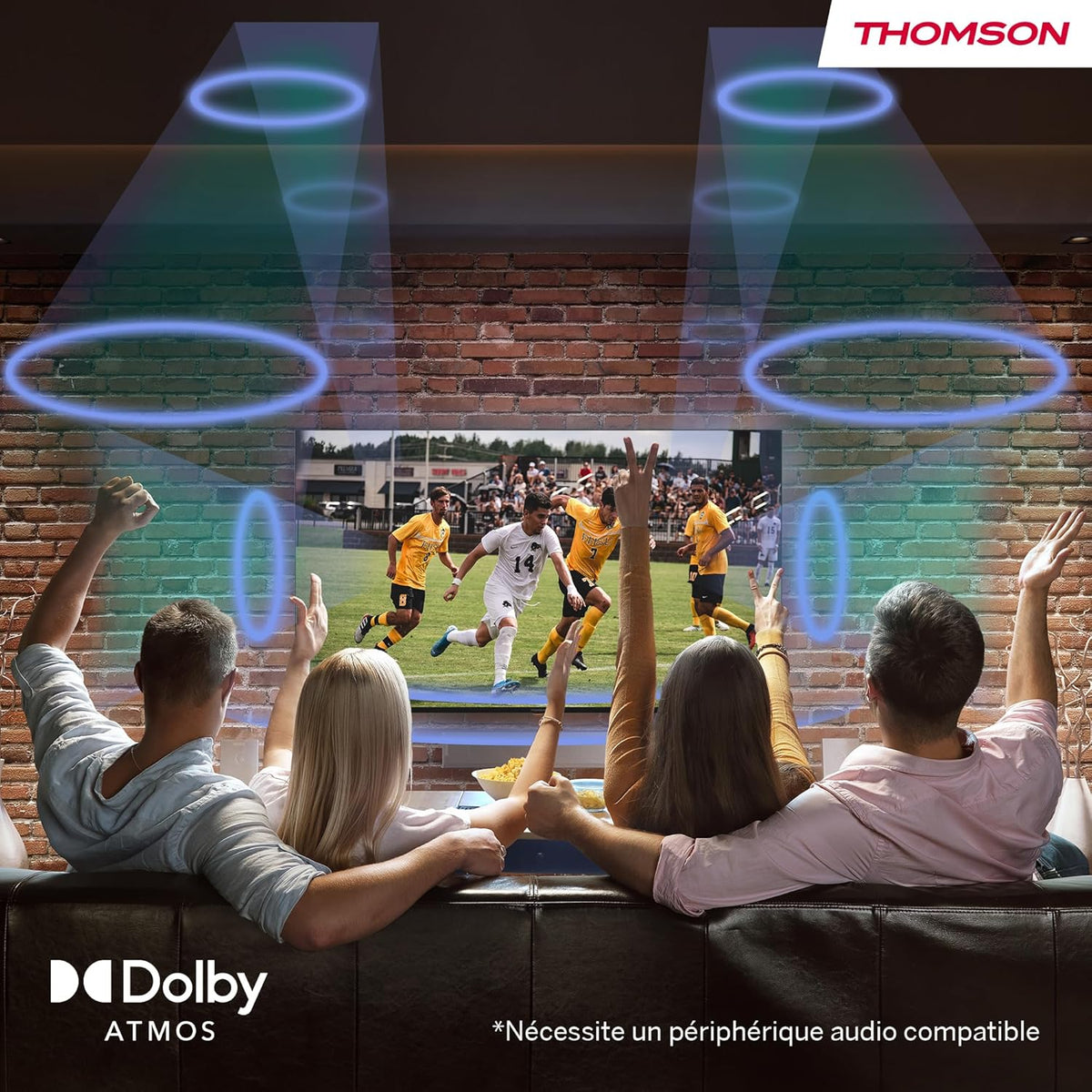 THOMSON 24 pulgadas (60 cm) LED HD 12V Smart TV Android para camping, Google Assistant, Wi-Fi, Dolby Digital, Bluetooth, triple sintonizador (cable, satélite, antena), HDMI, CI, panel A - 24HA2S13C