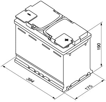 Bosch S5A15 - Batería de coche - 105 A/h - 950 A - Tecnología AGM - adaptada a vehículos con Start/Stop