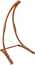 Soporte para silla colgante Lola Mammut de madera de alerce FSC, resistente a la intemperie, independiente, máx. 130 kg, estructura para exteriores e interiores, soporte para hamaca, silla colgante, sillón colgante y cuna con muelles.