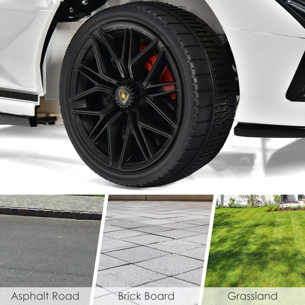 Lamborghini Eléctrico Licenciado con Suspensión y Bluetooth