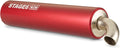 Silenciador trasero Stage6 Pro Replica MK2 Rojo