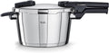 Olla a presión Fissler Vitaquick (4,5 L, Ø 22 cm) de acero inoxidable, 2 niveles de cocción, fabricada en Alemania - inducción