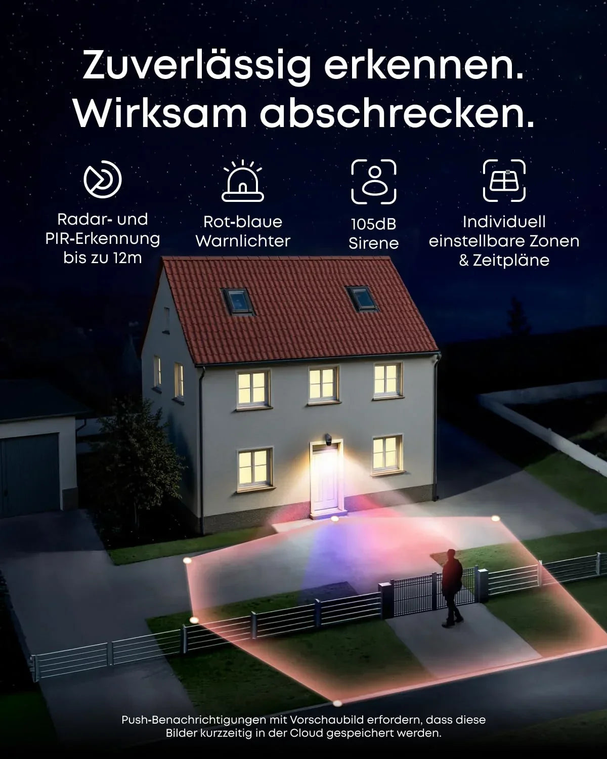 Cámara de seguridad exterior eufy S4 4K UHD, visión nocturna a color, zoom híbrido 8x, solar, seguimiento automático multicámara de 360° para HomeBase S380