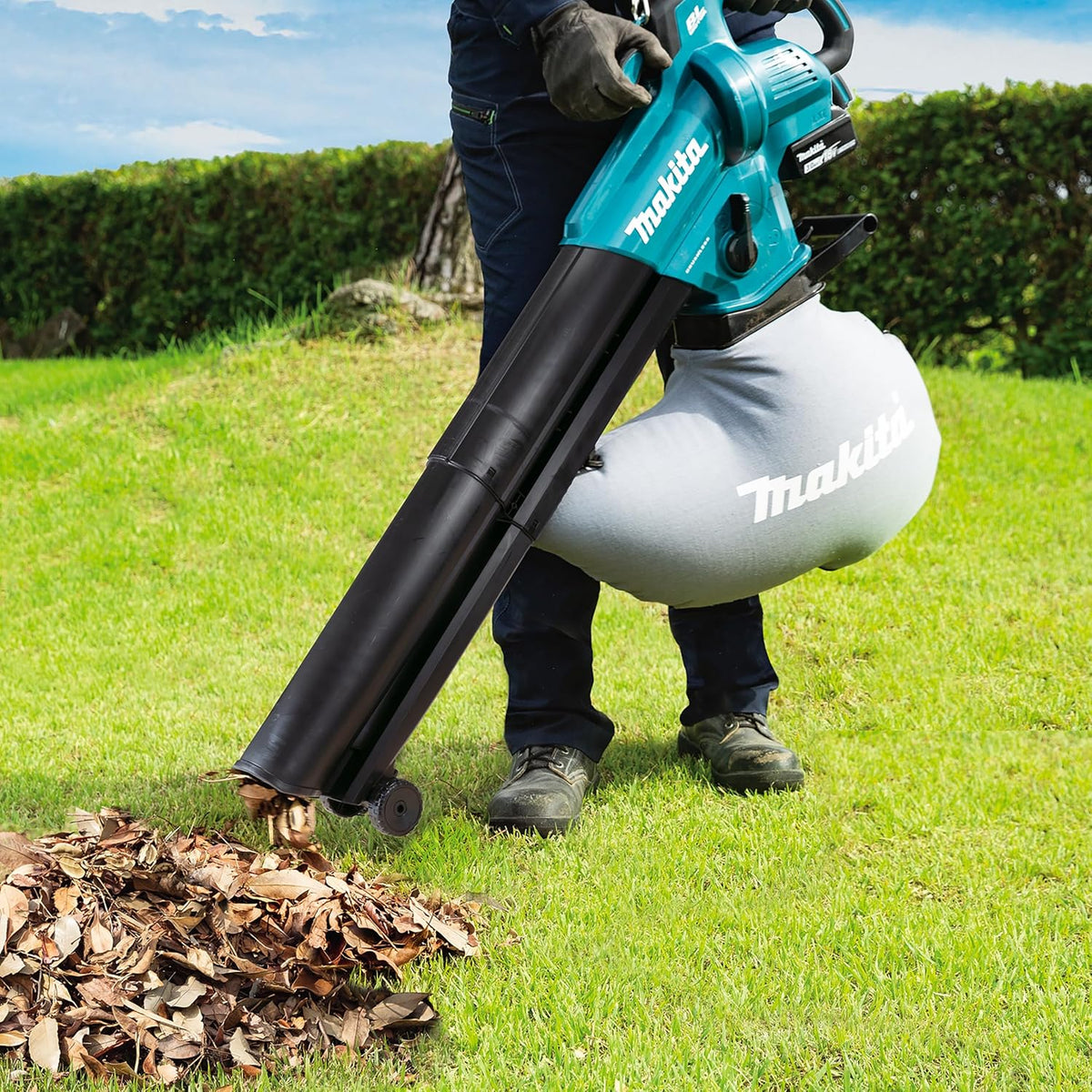 Soplador/aspirador de hojas a batería Makita DUB187Z 18V (sin batería, sin cargador)