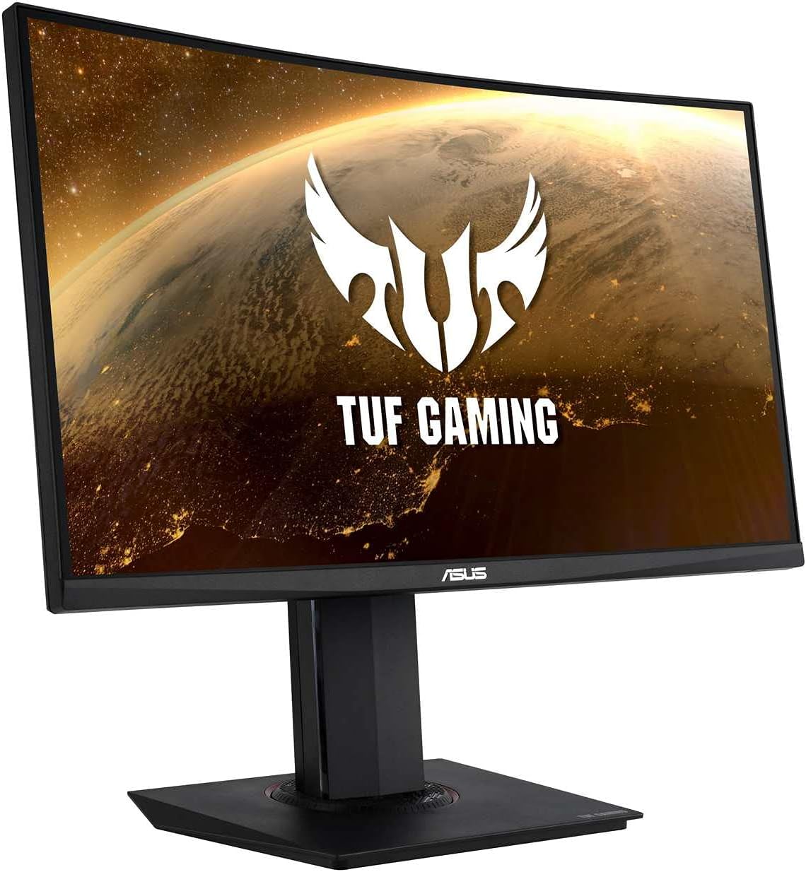 ASUS TUF Gaming VG24VQ - Monitor Gaming eSport 23,6" FHD - Panel VA curvo - 144Hz - 1ms - 16:9 - 1920x1080 - DisplayPort y 2x HDMI - Altavoces - AMD FreeSync - Extreme Low Motion Blur