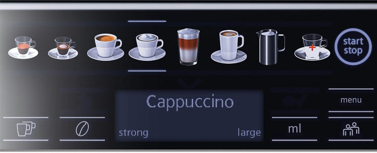 Siemens EQ6 Plus TE654319RW- Cafetera espresso - Antracita, Negro