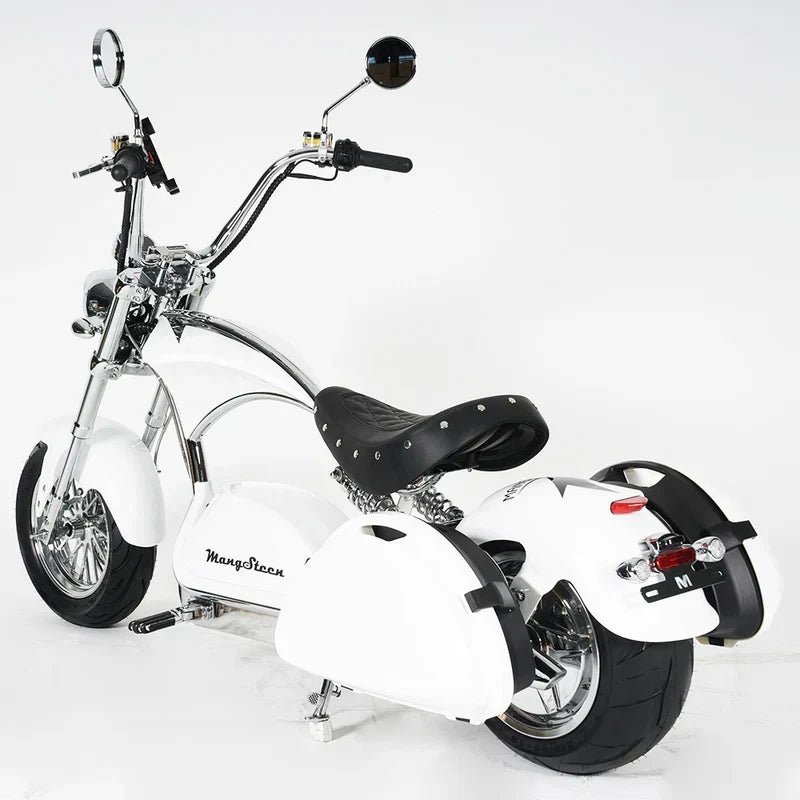 Scooter eléctrico Mangosteen CityCoco M1PS – Potente chopper eléctrico