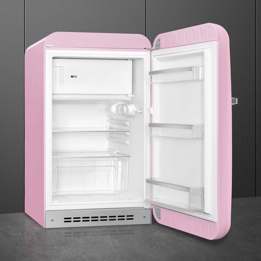 Refrigerador Smeg estilo años 50 FAB10R de una puerta, 122 L
