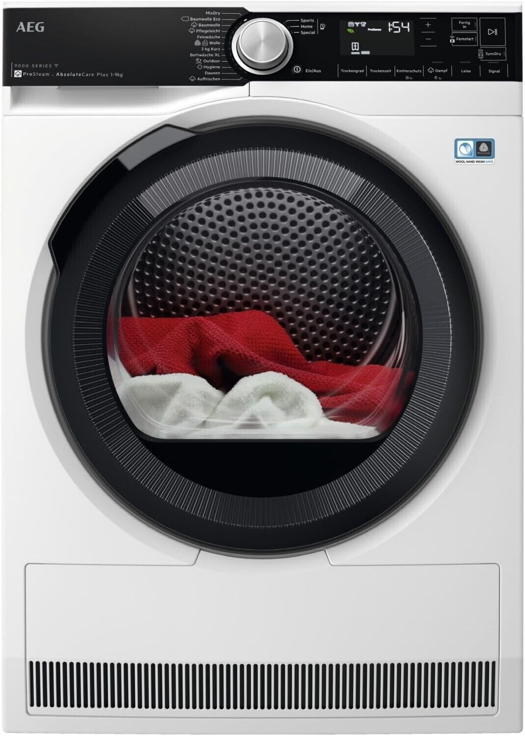 Secadora con bomba de calor AEG TR9DW80690, blanco, A+++