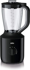 Braun JB 3150BK PowerBlend 3 Blender, Szkło, 800 W, 1500 L, Czarny