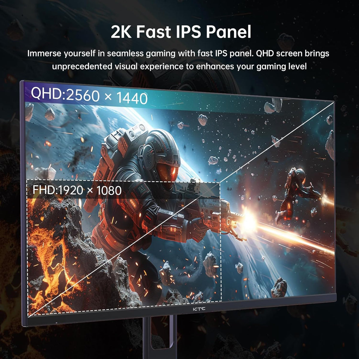 Monitor gaming KTC de 27 pulgadas