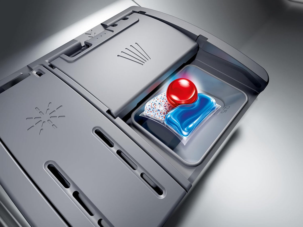 Bosch - Lavavajillas de libre instalación, 60 cm, Serie 4, Home Connect, Motor EcoSilence, Acero, SMS4EMI06E