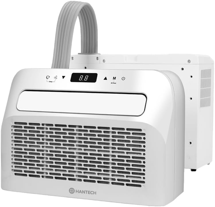 Aire acondicionado split HANTECH 5000 BTU para camping, embarcaciones, autobuses y caravanas de hasta 15m²