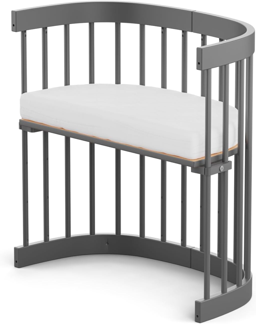 Cuna 7 en 1 tweeto®: cuna de madera evolutiva | cuna de colecho y cuna de barrotes de altura regulable | convertible en cama infantil y parque de juegos (haya natural)