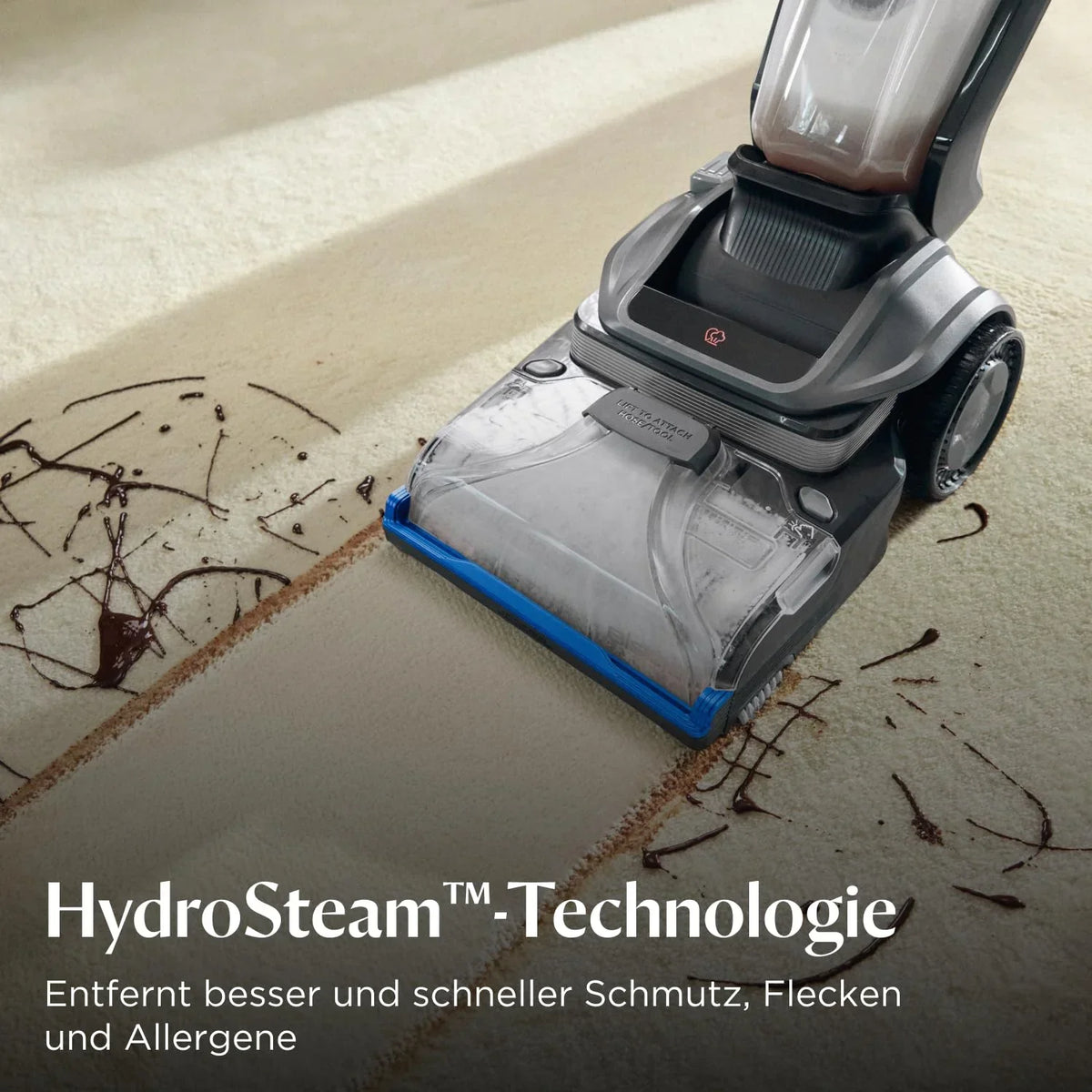 Limpiador de alfombras Revolution HydroSteam 3670N 1300 W limpiador a vapor aspirador en seco y húmedo tecnología HydroSteam