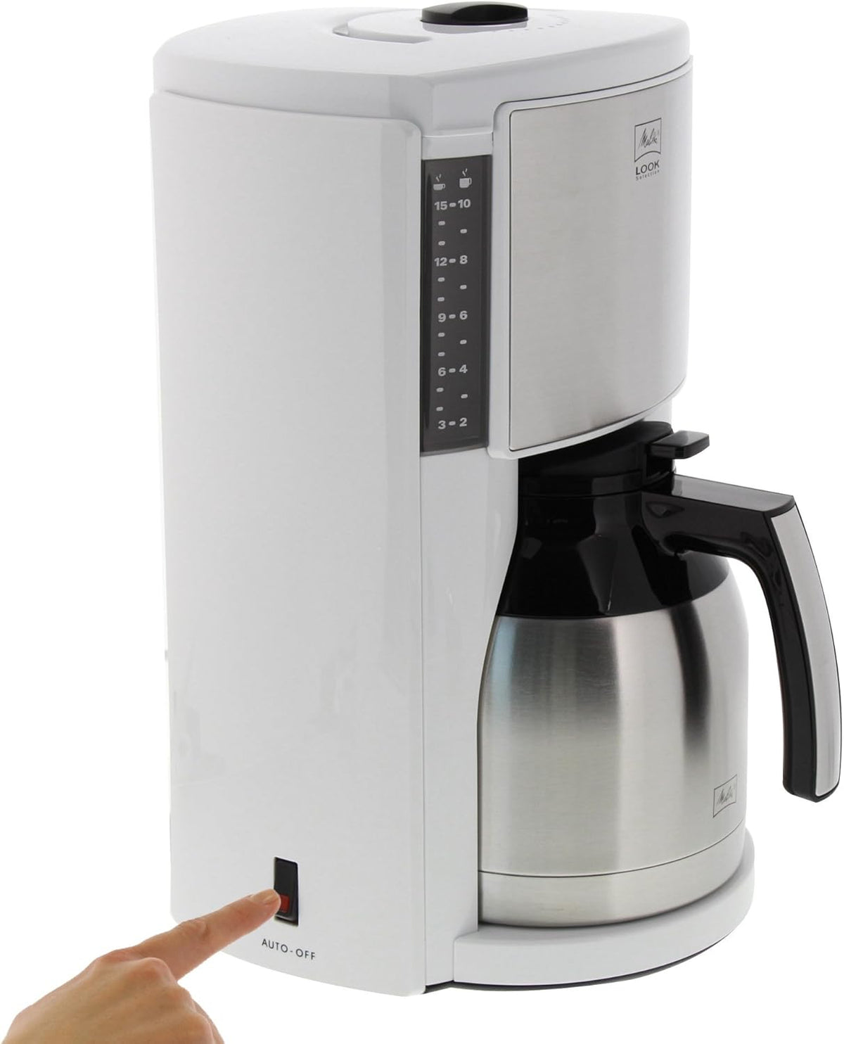 Melitta Look Therm Selection - Cafetera de filtro - con jarra térmica - 10 tazas - Negro (M 661 BK SST)