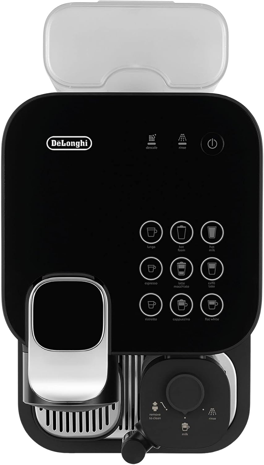 Nespresso De'Longhi EN640.W Gran Lattissima Cafetera de cápsulas con sistema automático de leche, 19 bares de presión, 1400 W, Blanco