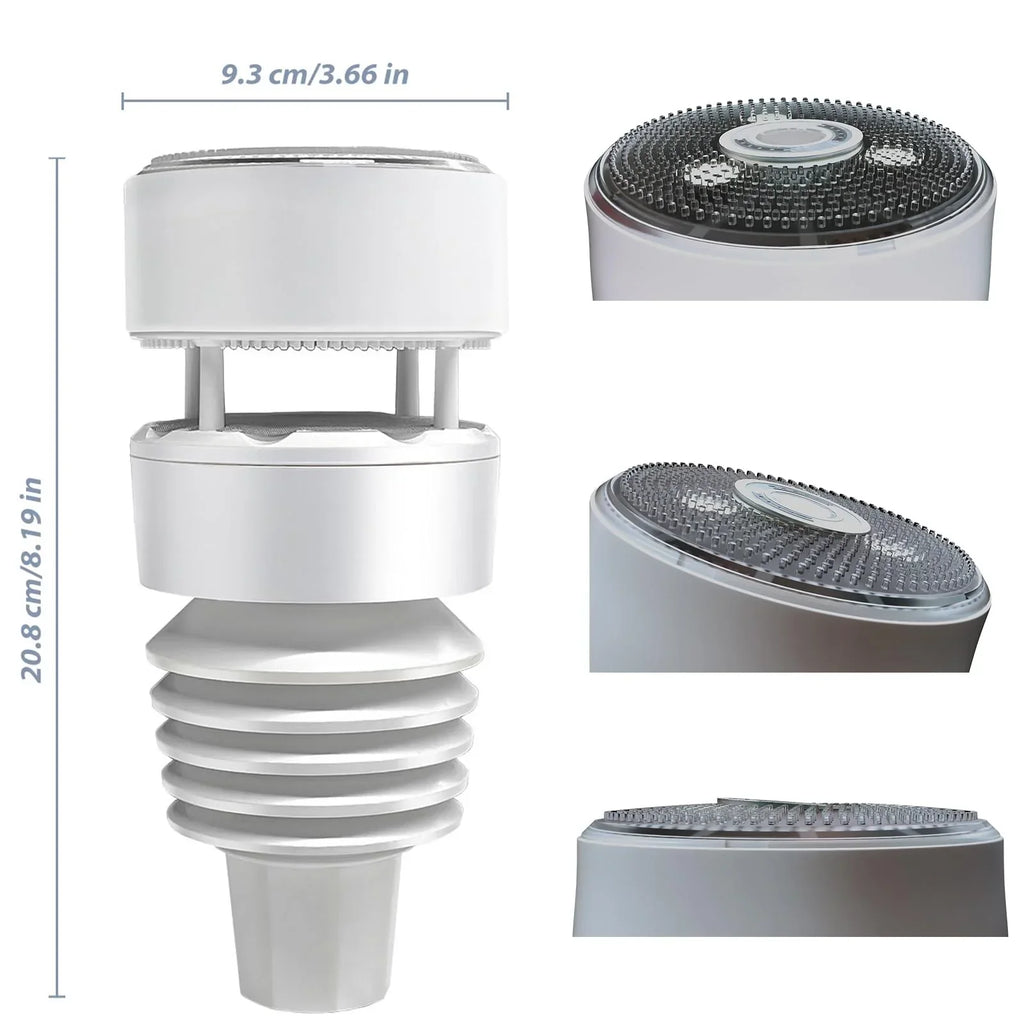 Estación meteorológica ECOWITT GW2001, sensor exterior 7 en 1 WS90, pasarela WiFi GW2000, datos meteorológicos para casa, jardín y granja, 868 MHz