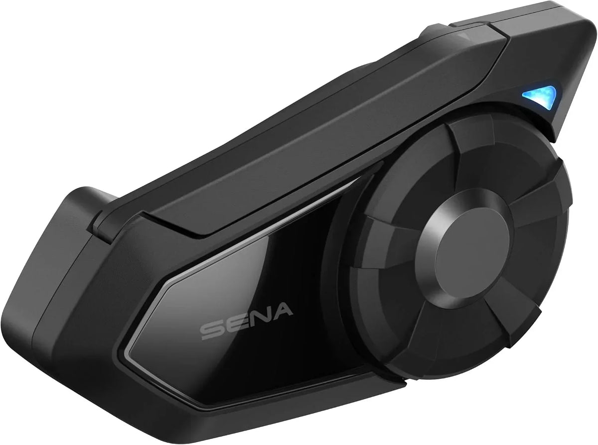 Sistema de comunicación por malla Bluetooth para motocicleta 30K con altavoces HD, intercomunicador para comunicación grupal y conexión entre varios conductores