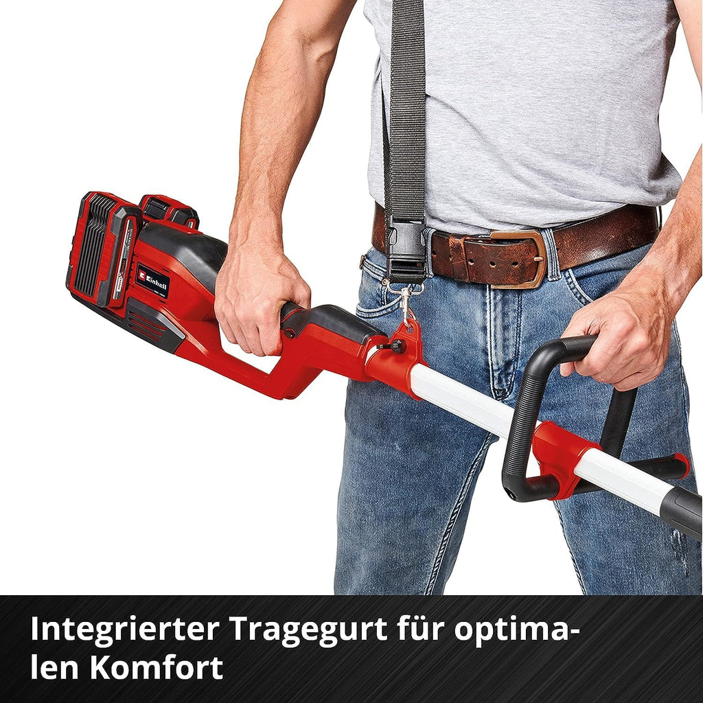 Multifunción inalámbrica Einhell GE-LM 36/4in1 Li-Solo Power X-Change (iones de litio, 4 en 1: cortasetos, motosierra, cortabordes, desbrozadora, sin batería ni cargador)