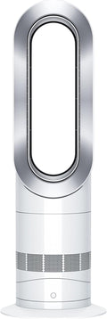 Calefactor y ventilador Dyson Hot+Cool Jet Focus AM09 – 2 en 1: calienta y enfría con un flujo de aire potente (Blanco/Plata)